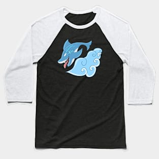 shark cartoon cool Baseball T-Shirt